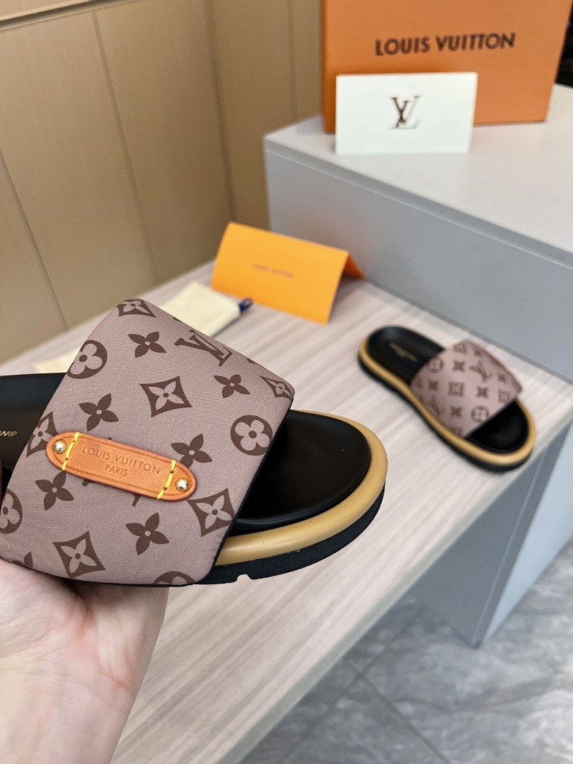 Louis Vuitton Velcro Slippers - Image 8