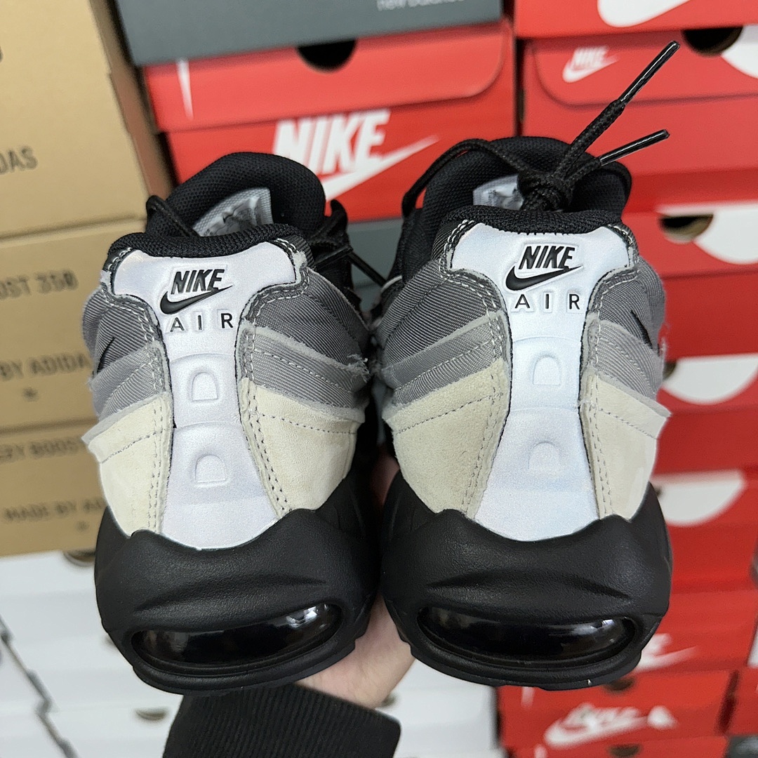 Nike Air Max 95 Comme Des Garcons Black Grey CU8406-101 CDG - Image 4