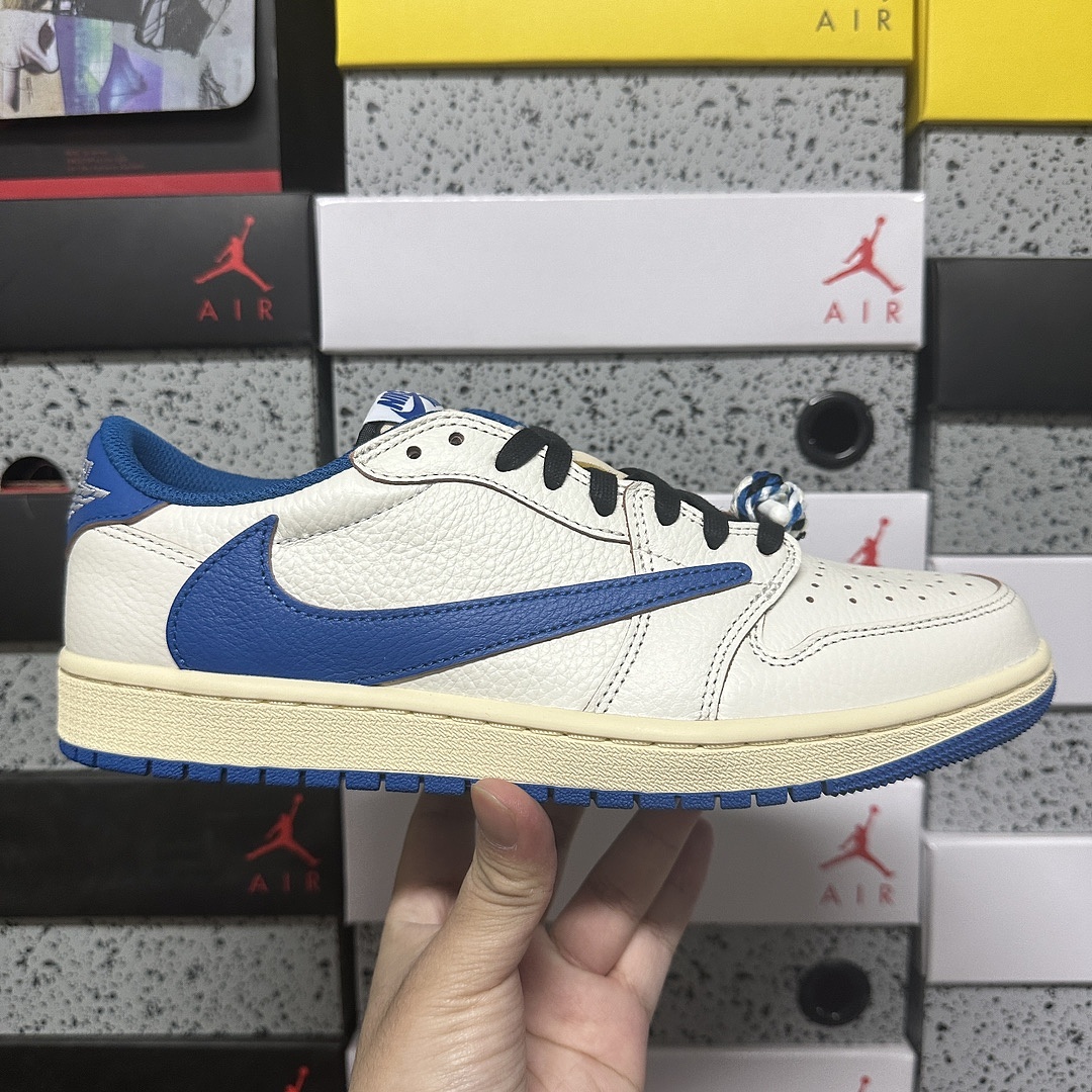 Nike Fragment X Travis Scott (Sail Military Blue) - Image 3