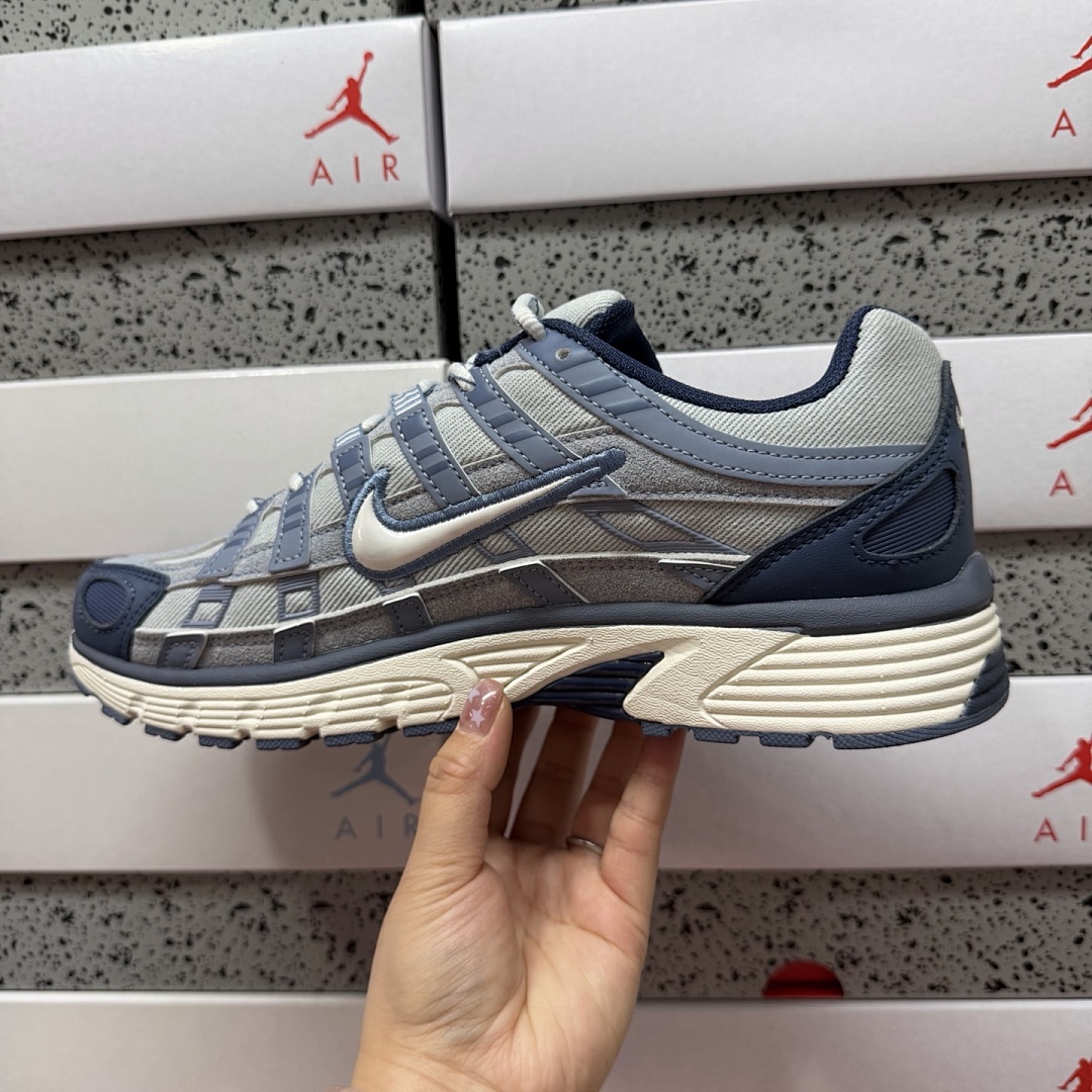 Nike P-6000 SE Worn Blue Denim - Image 2