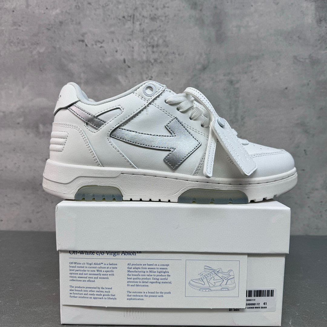 Off-White White Silver