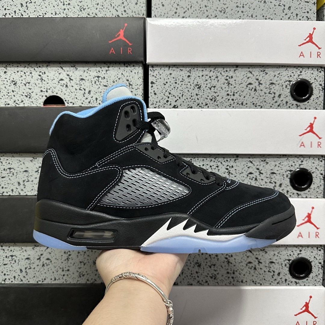 Nike Black University Blue 5 New (Silver) - Image 3
