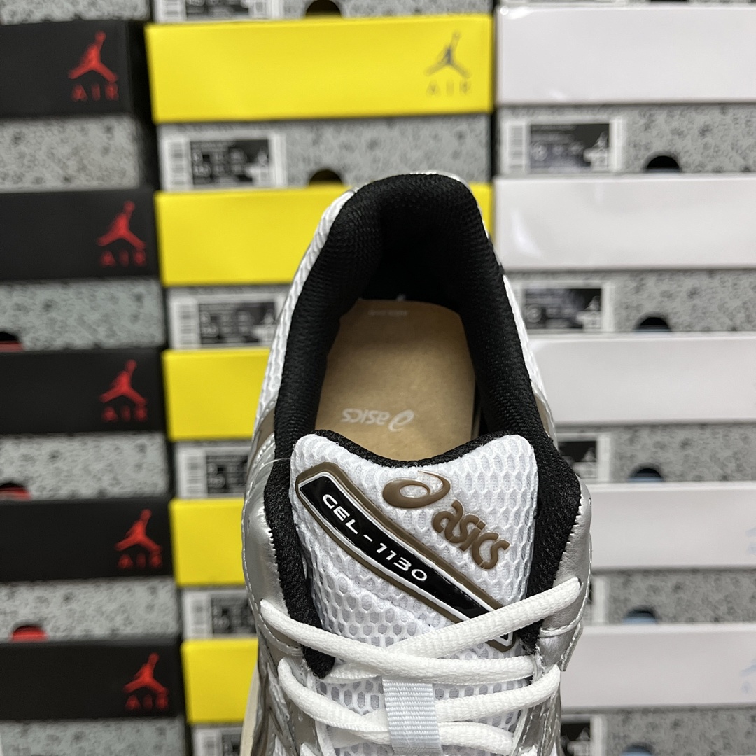 ASICS Gel 1130 White / (Silver Brown) - Image 3