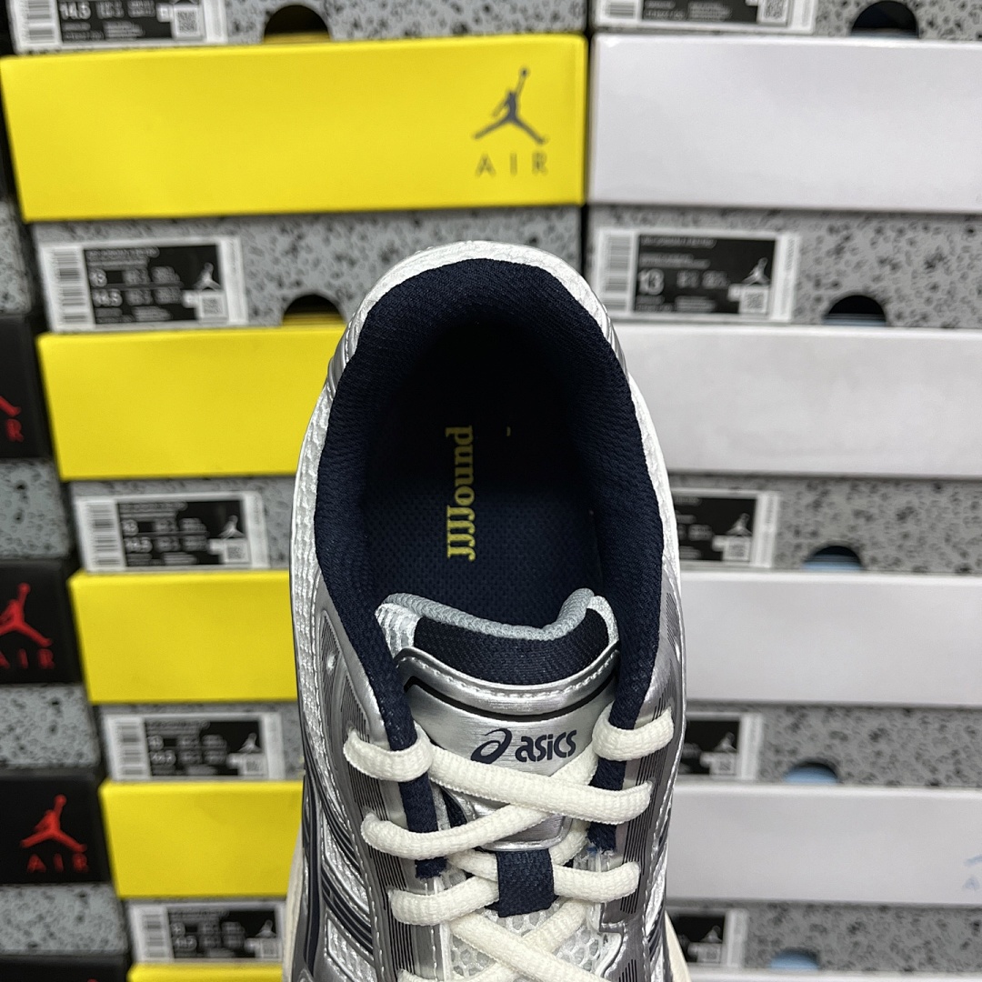 ASICS Gel-Kayano 14 JJJJound White Navy 1203A961-100 (Silver) - Image 7
