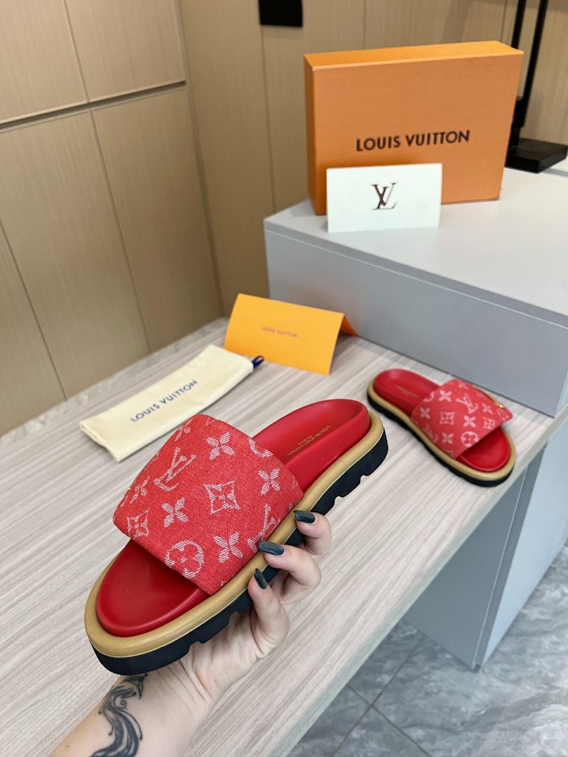 Louis Vuitton Velcro Slippers - Image 3