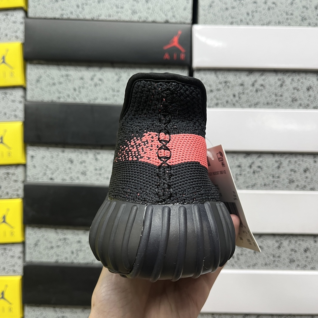 Adidas Yeezy Boost 350 V2 Core (Black Red) - Image 8