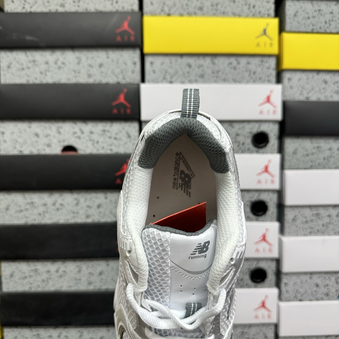 New Balance 530 (White Silver Metallic) - Image 9