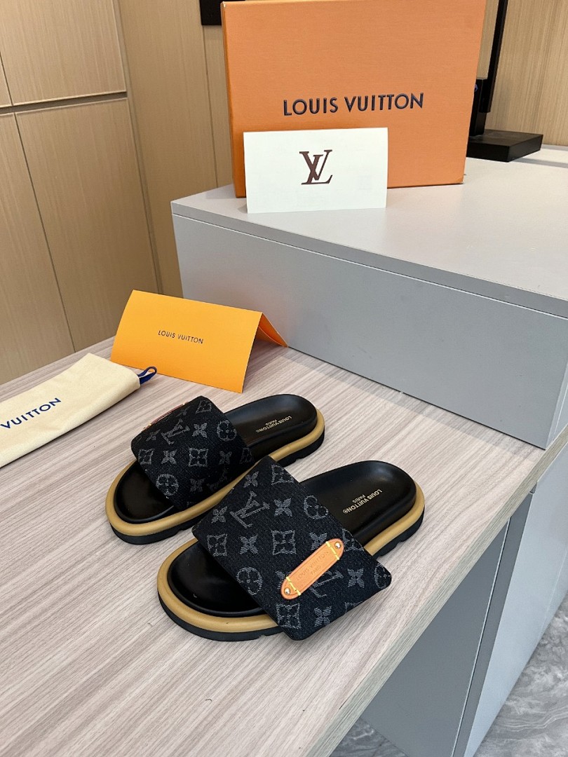 Louis Vuitton Velcro Slippers - Image 5