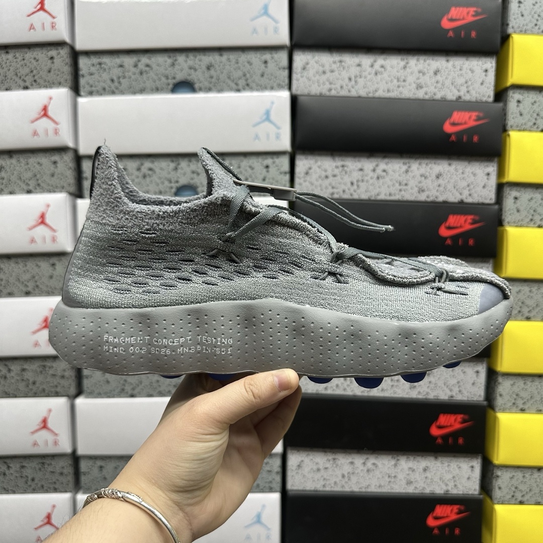 Nike Mind 002 Flyknit Fragment Particle (Grey) - Image 2