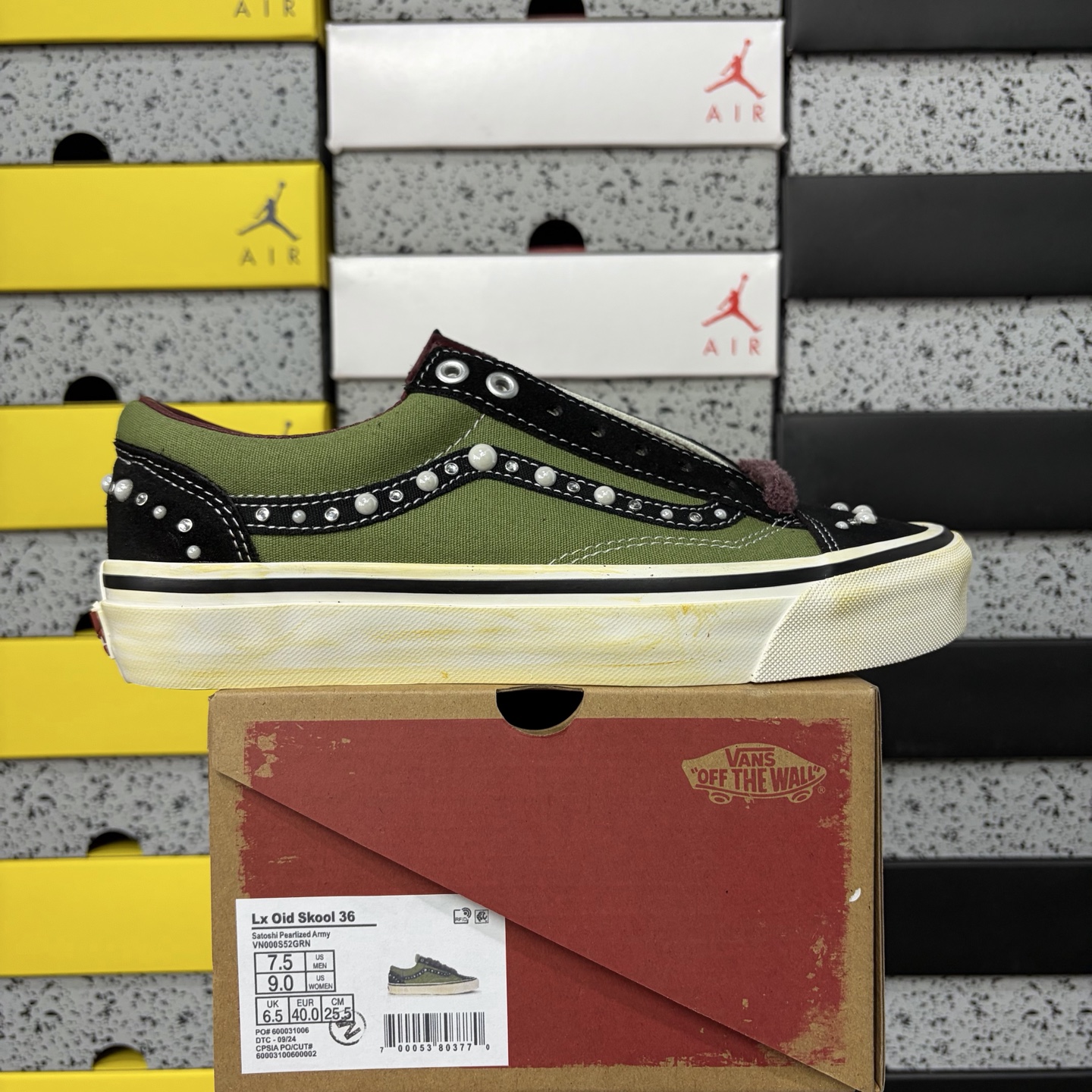 Vans OTW Old Skool Reissue 36 Satoshi Nakamoto Pearlized Army V - Image 13