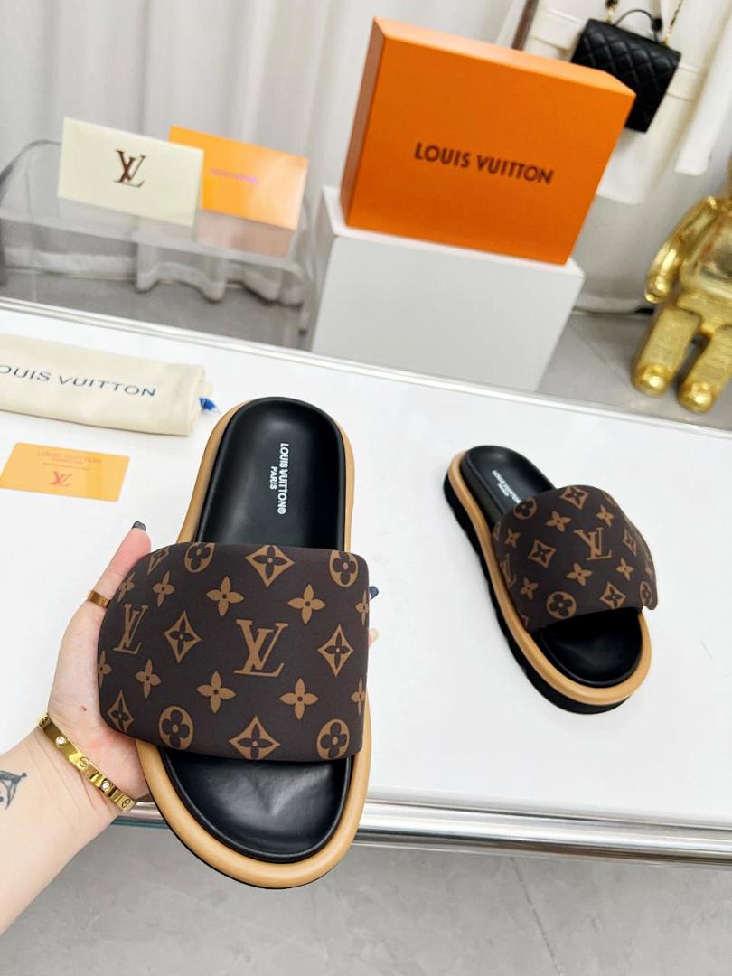 Louis Vuitton Velcro Slippers - Image 8
