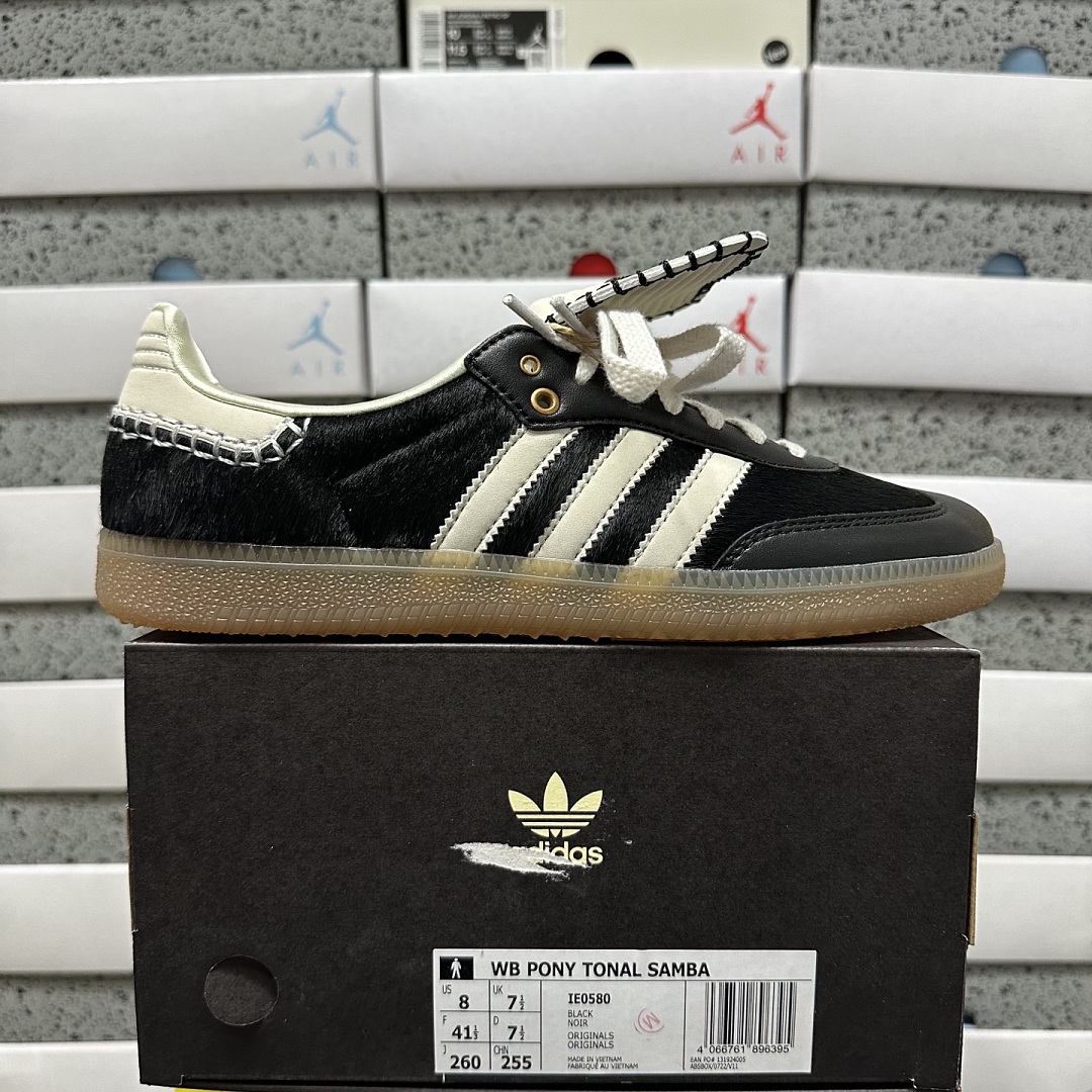 Adidas Samba Pony Tonal Wales Bonner Coer (Black)