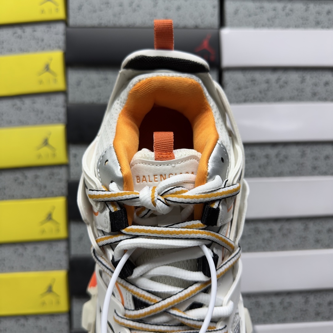Balenciaga BLCG Track 9059 (White Orange) - Image 8