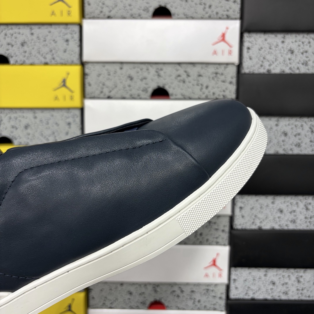 Zegna Deerskin Triple Stitch (Navy) - Image 3
