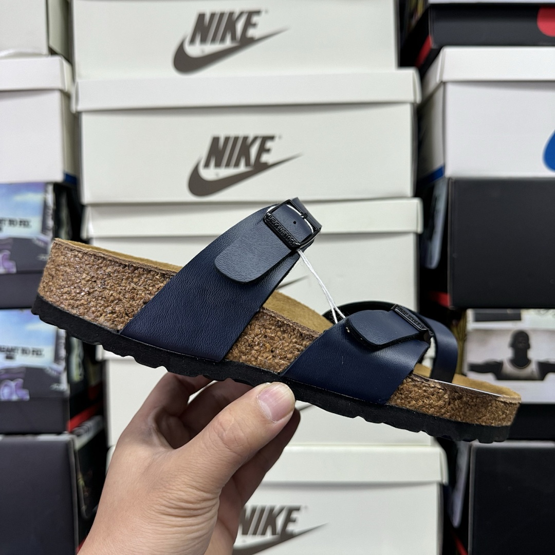 Birkenstock Birken Arizona Birkibuc Double Buckle Flip Flops - Image 7
