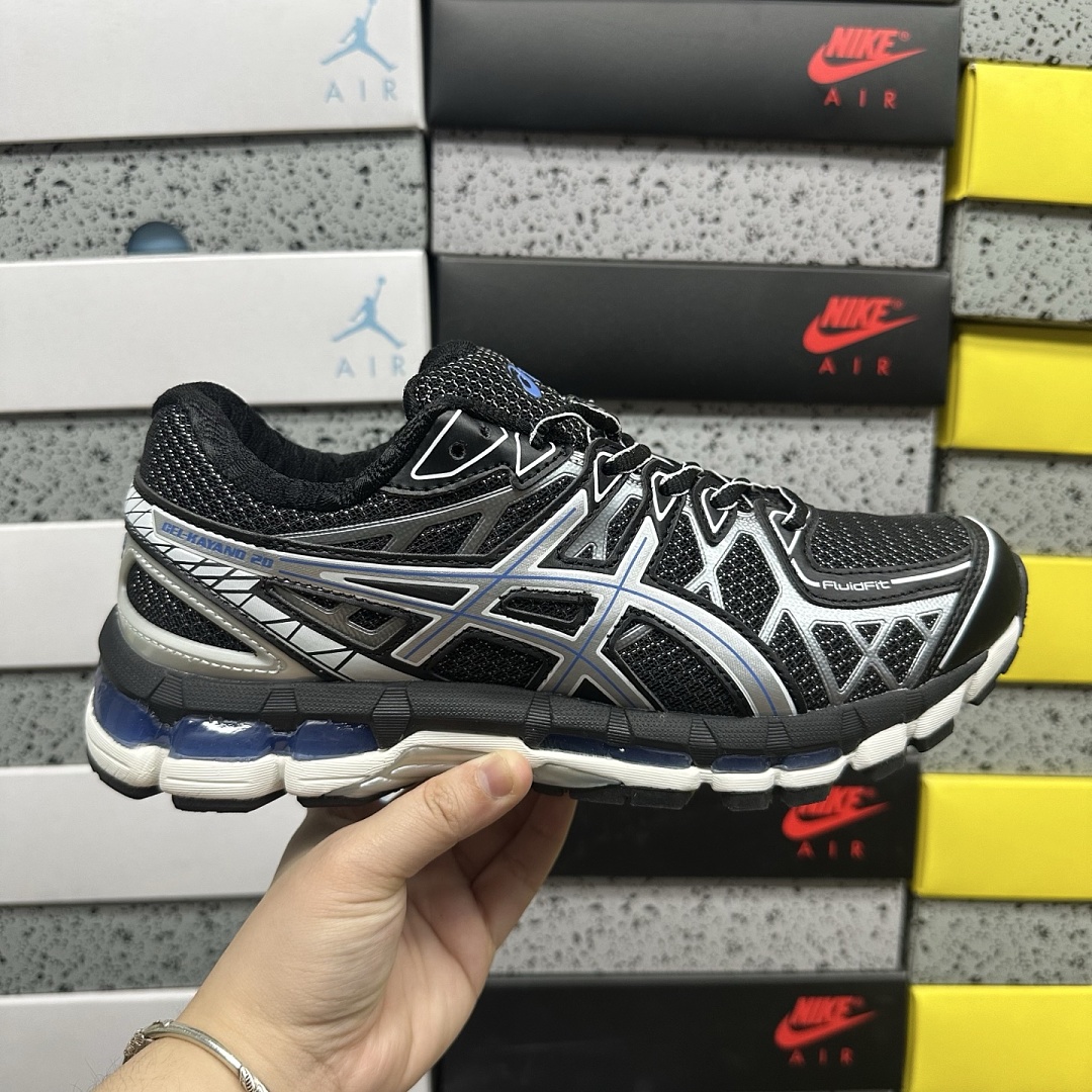 ASICS Gel-Kayano 20 (Black Pure Silver) - Image 2