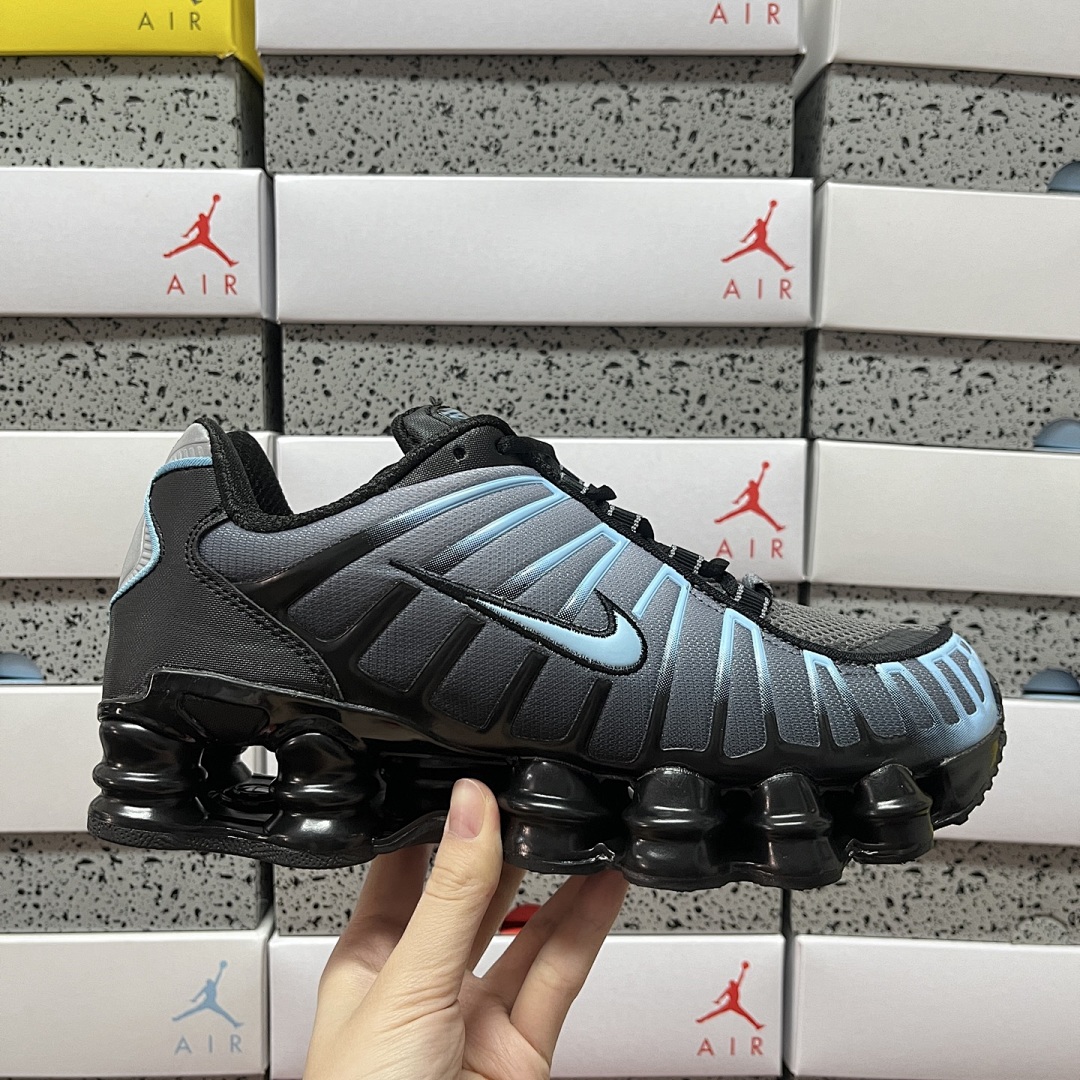 Nike Shox TL Black Celestine (Blue) - Image 8