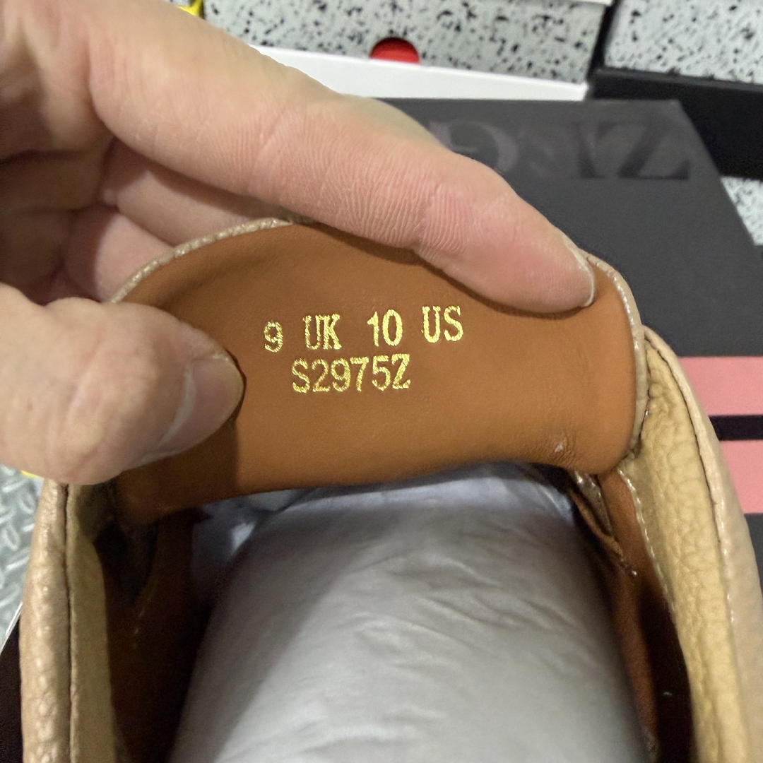 Zegna Deerskin Triple Stitch (White Brown) - Image 9