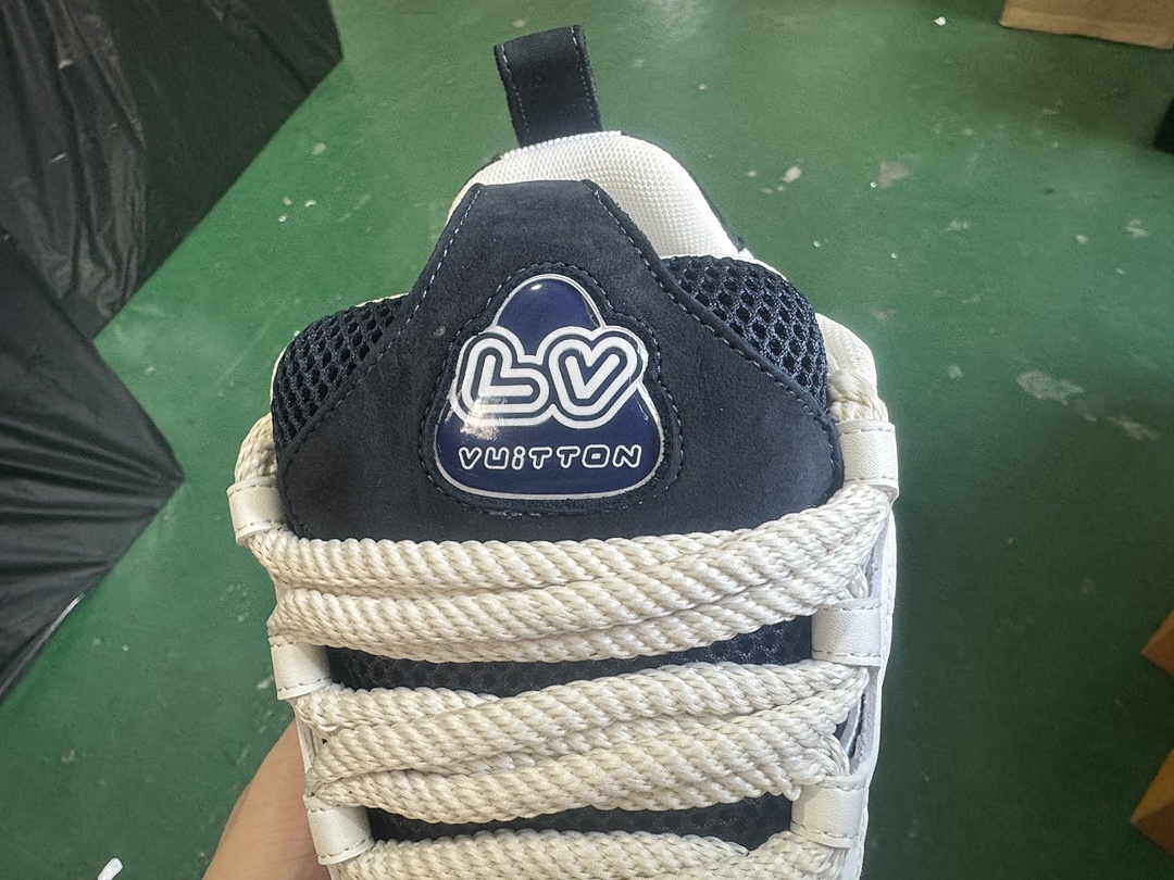 Louis Vuitton LV Skate Blue Sneakers - Image 3