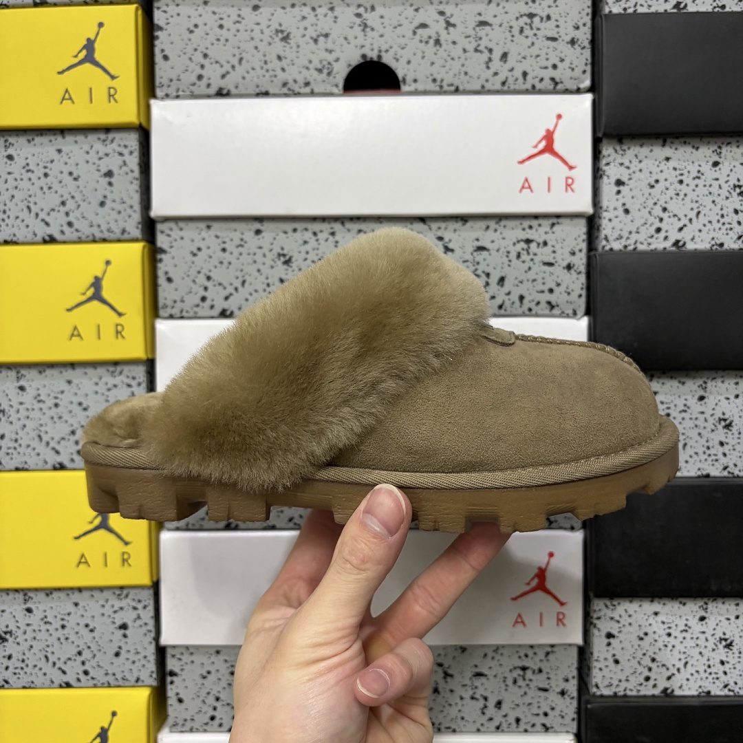 UGG Coquette Slipper Burnt Olive Thin Sole Star Brown -5125 - Image 5