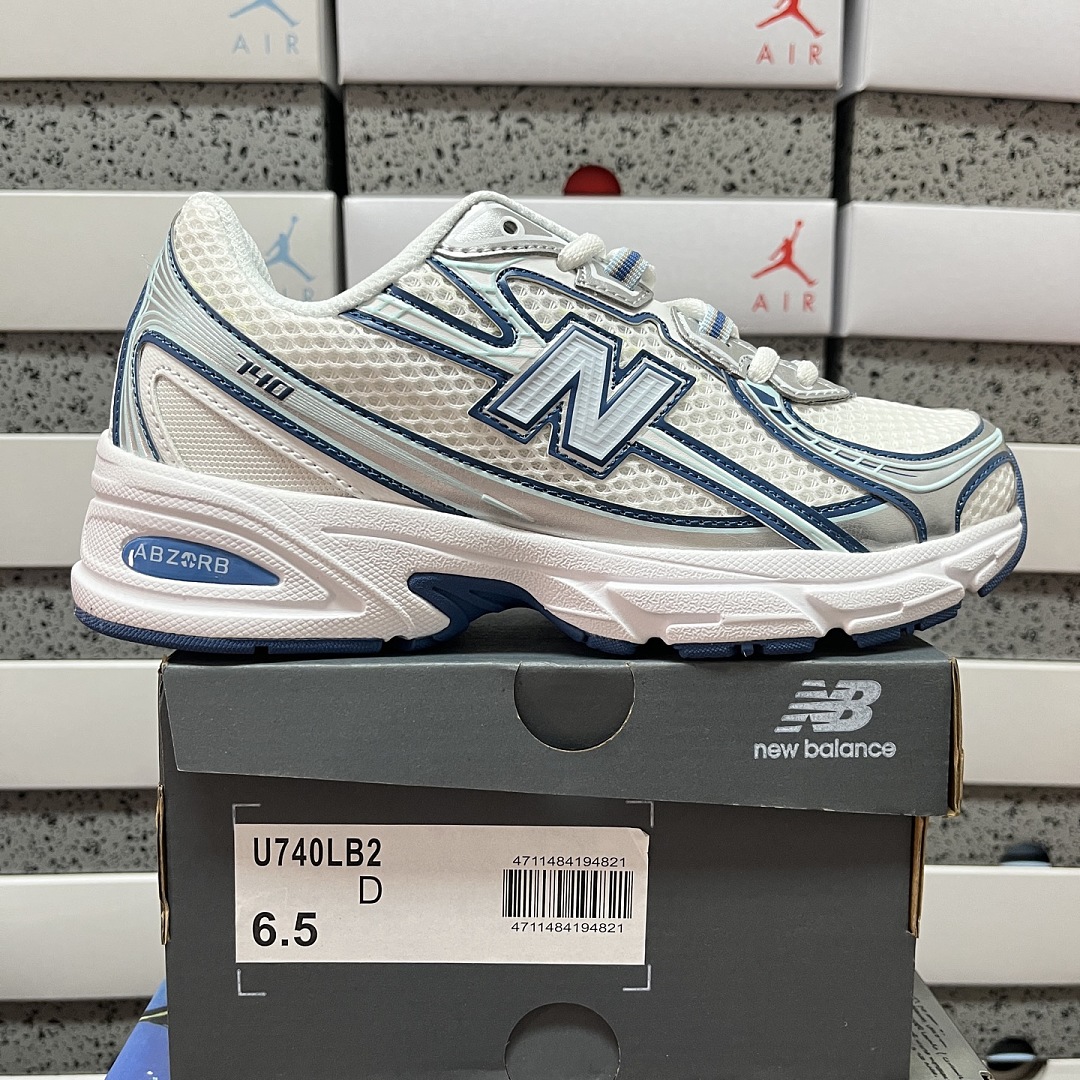 New Balance 740V2 White Ice Blue Sea Lime