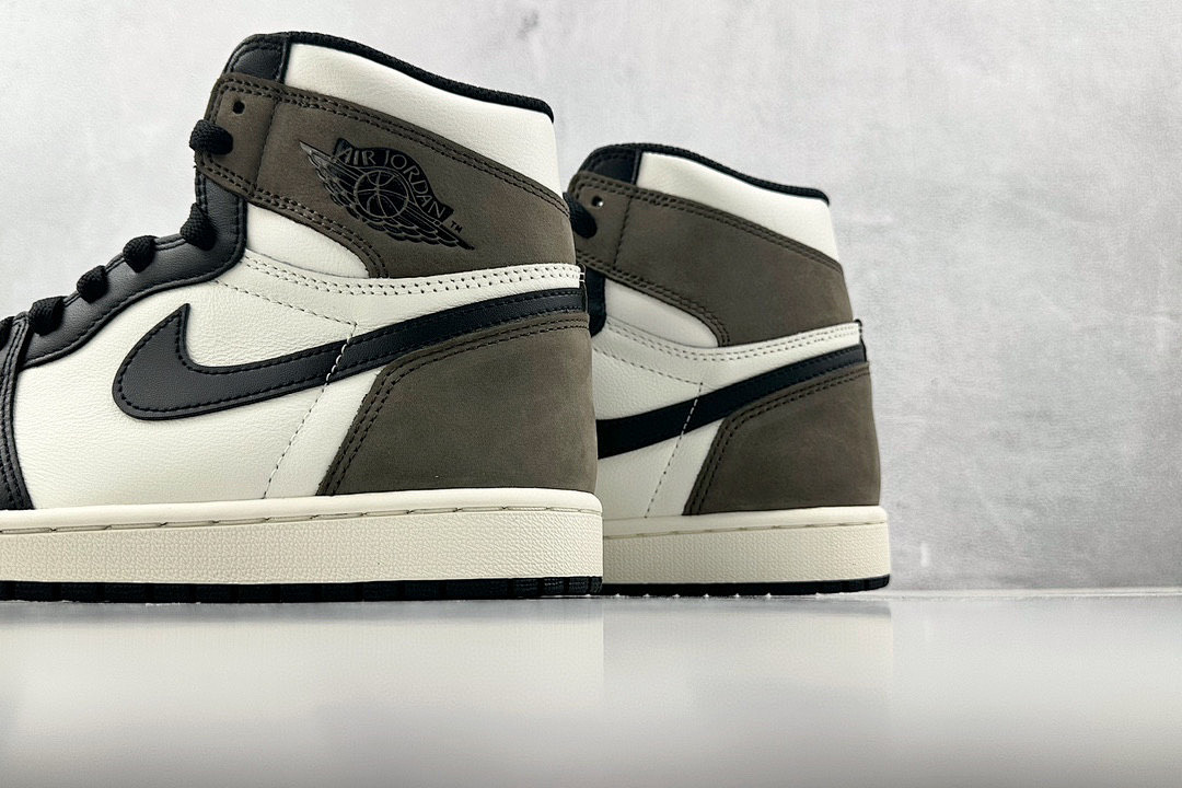 Chanel Air Jordan 1 High Retro OG ("Dark Mocha) - Image 9