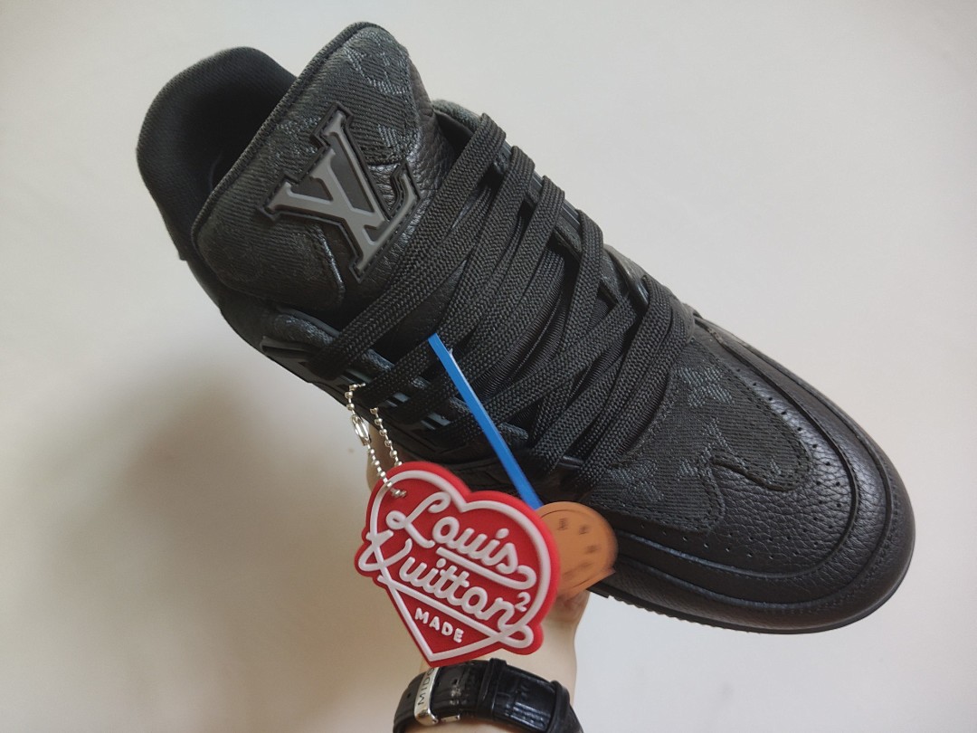 Louis Vuitton LV Trainer X Nigo Black Denim - Image 2
