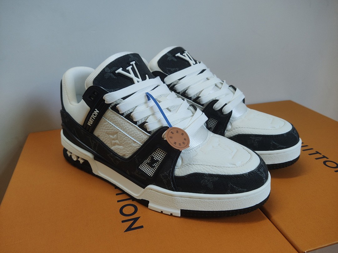 Louis Vuitton LV Trainer (White Black) - Image 6