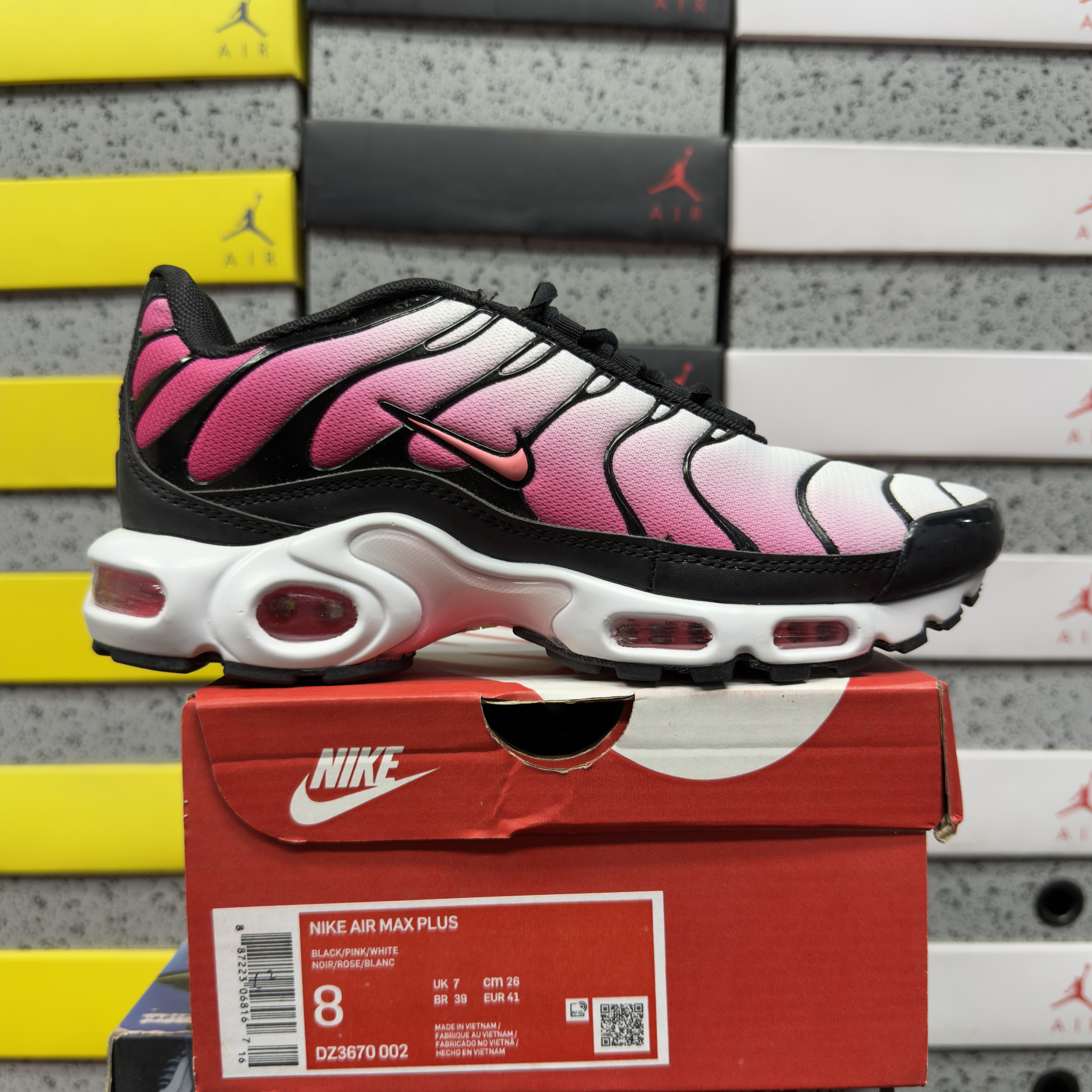 Nike Air Max Plus Black Hot Punch - Image 10