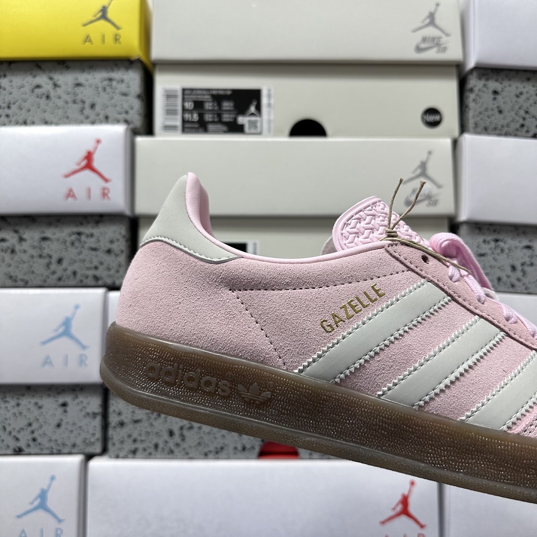 Adidas Gazelle Indoor Clear Pink Off White JI2716 - Image 10