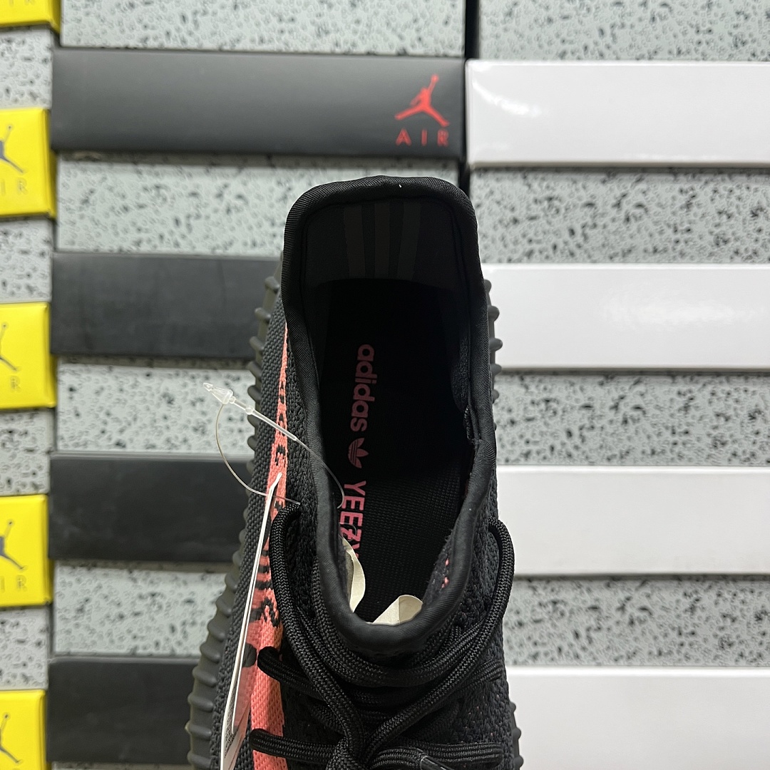 Adidas Yeezy Boost 350 V2 Core (Black Red) - Image 6