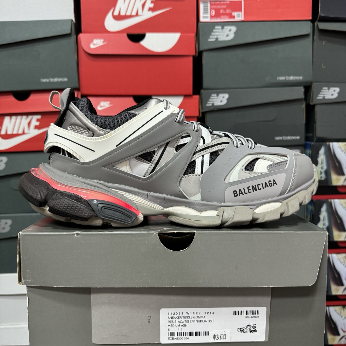 Balenciaga BLCG Track LED (Mid Grey) - Image 12