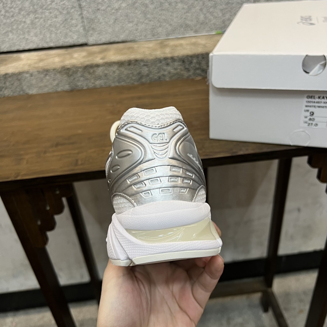 ASICS Gel-Kayano 14 JJJJound Silver White 1201A457-100 - Image 4