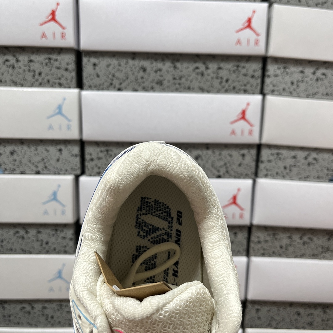 ASICS Gel-Kayano 20 (Cream Blue Red) - Image 5
