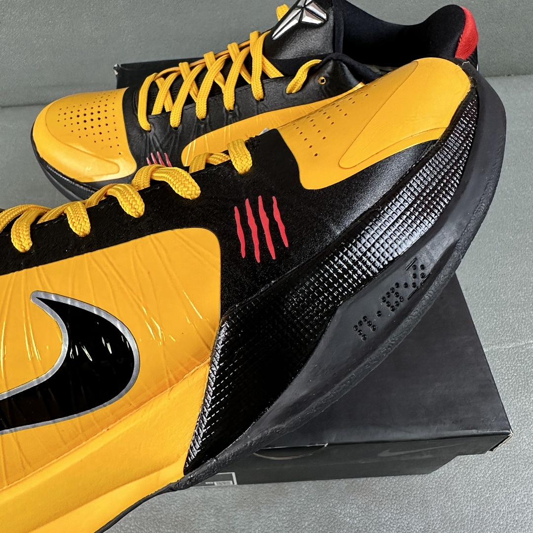 Nike Kobe 5 Protro Bruce Lee (Black Yellow) - Image 8
