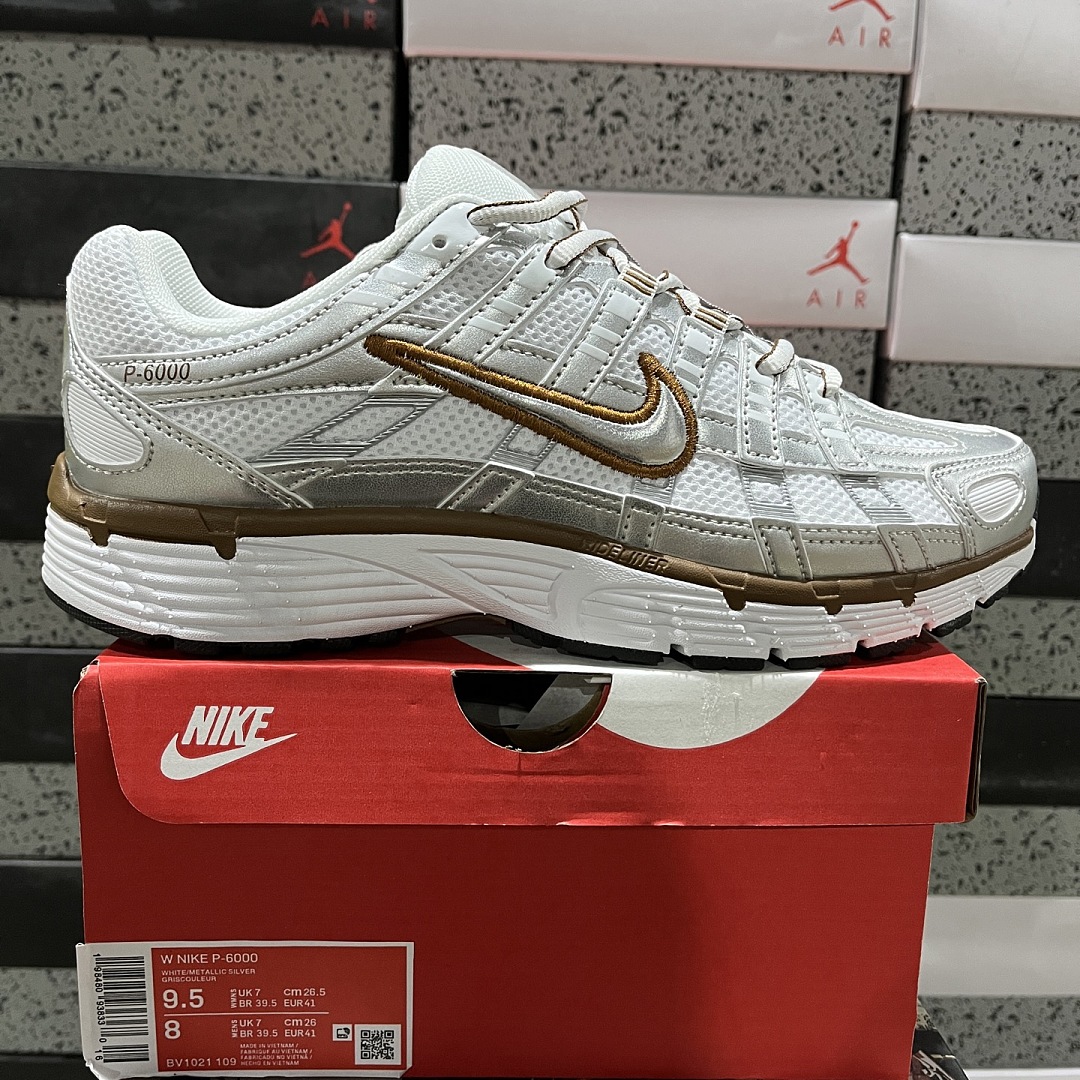 Nike P-6000 White Light British (Tan)
