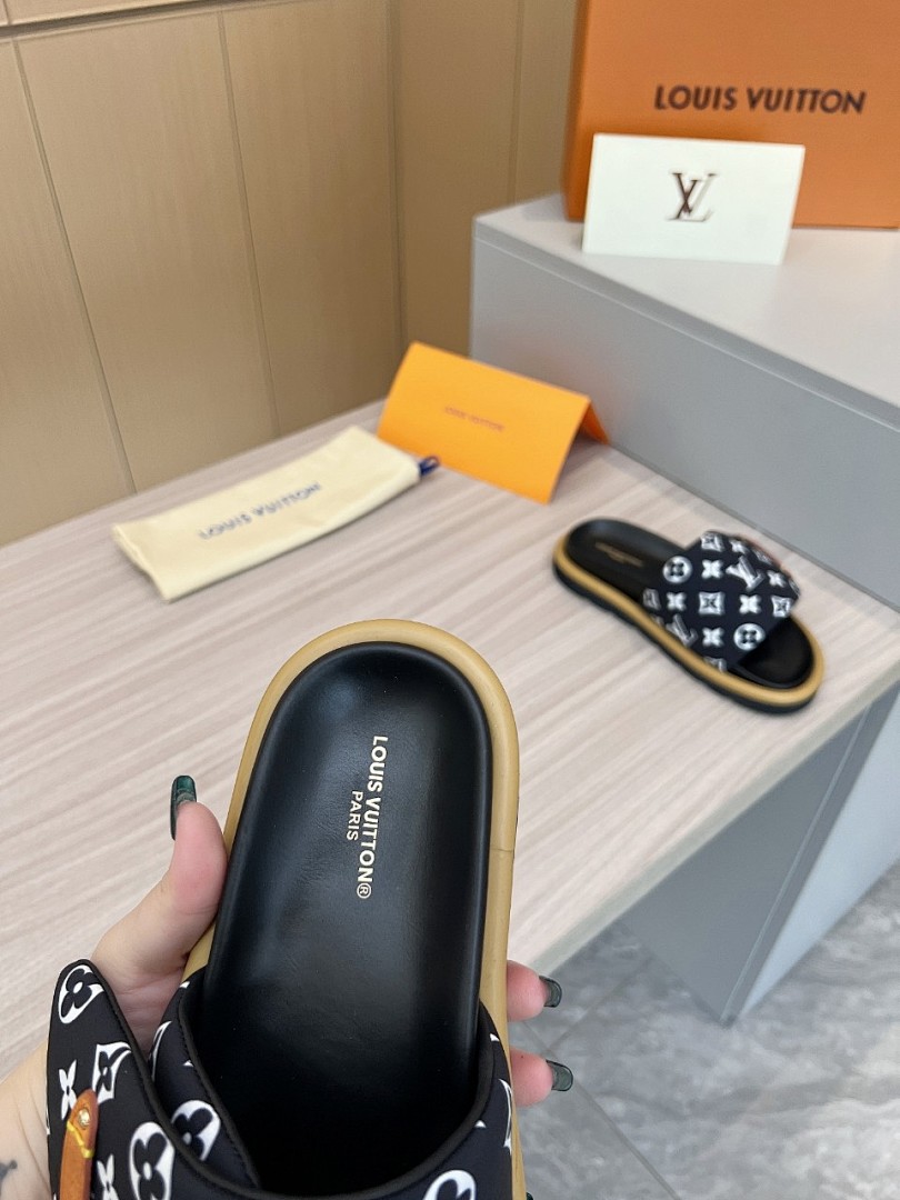 Louis Vuitton Velcro Slippers - Image 8