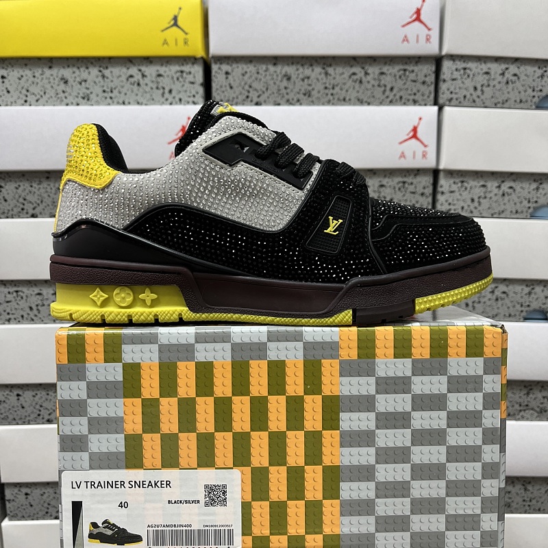 Louis Vuitton Trainer Rhinestone