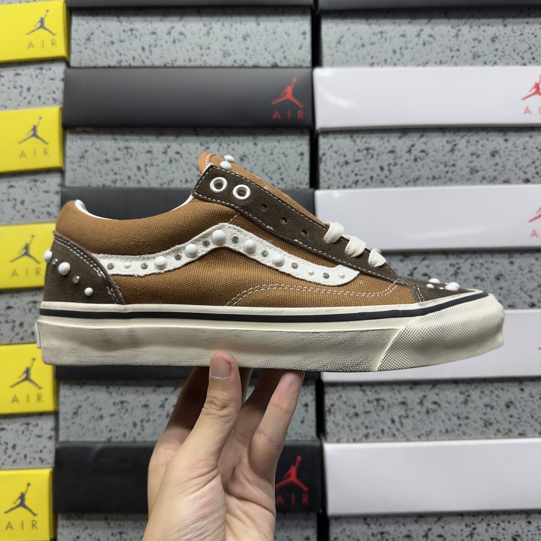 Vans LX Old Skool 36 Pearlized Pack Vintage Cocoa Brown V - Image 2