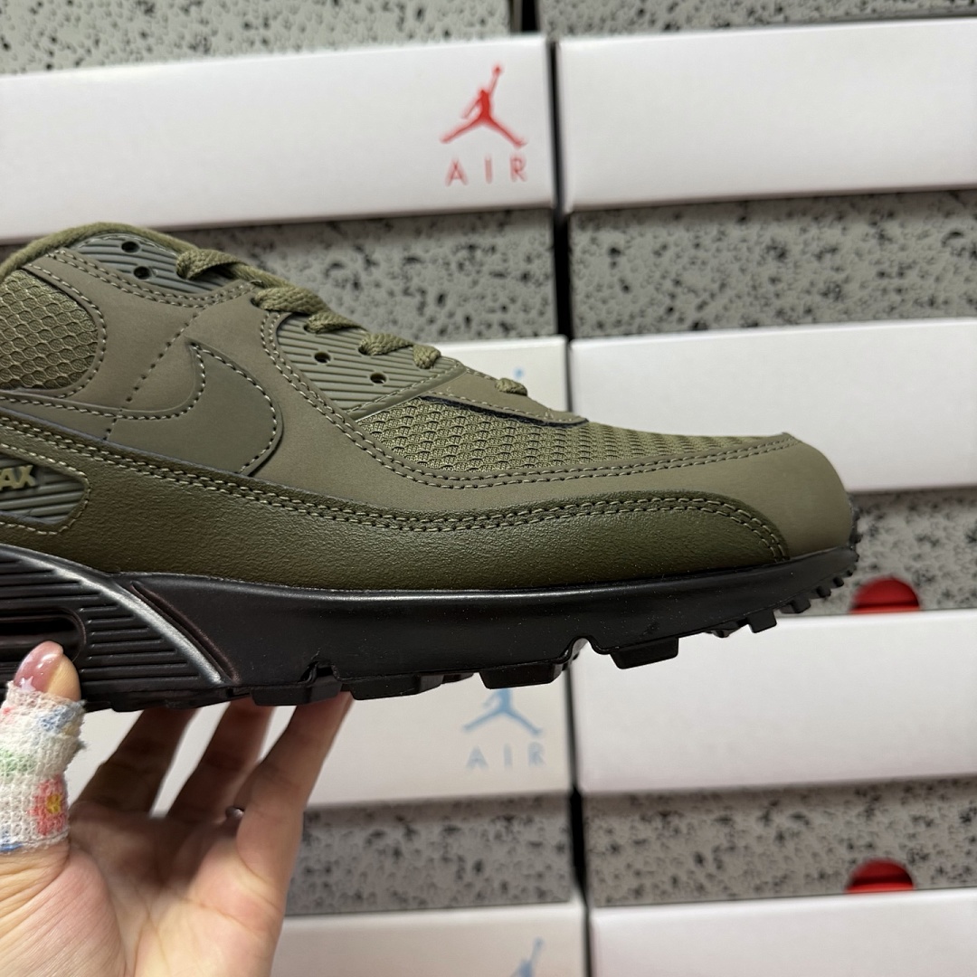 Nike Air Max 90 Reflective Swoosh Medium Olive HQ3828-200 - Image 6