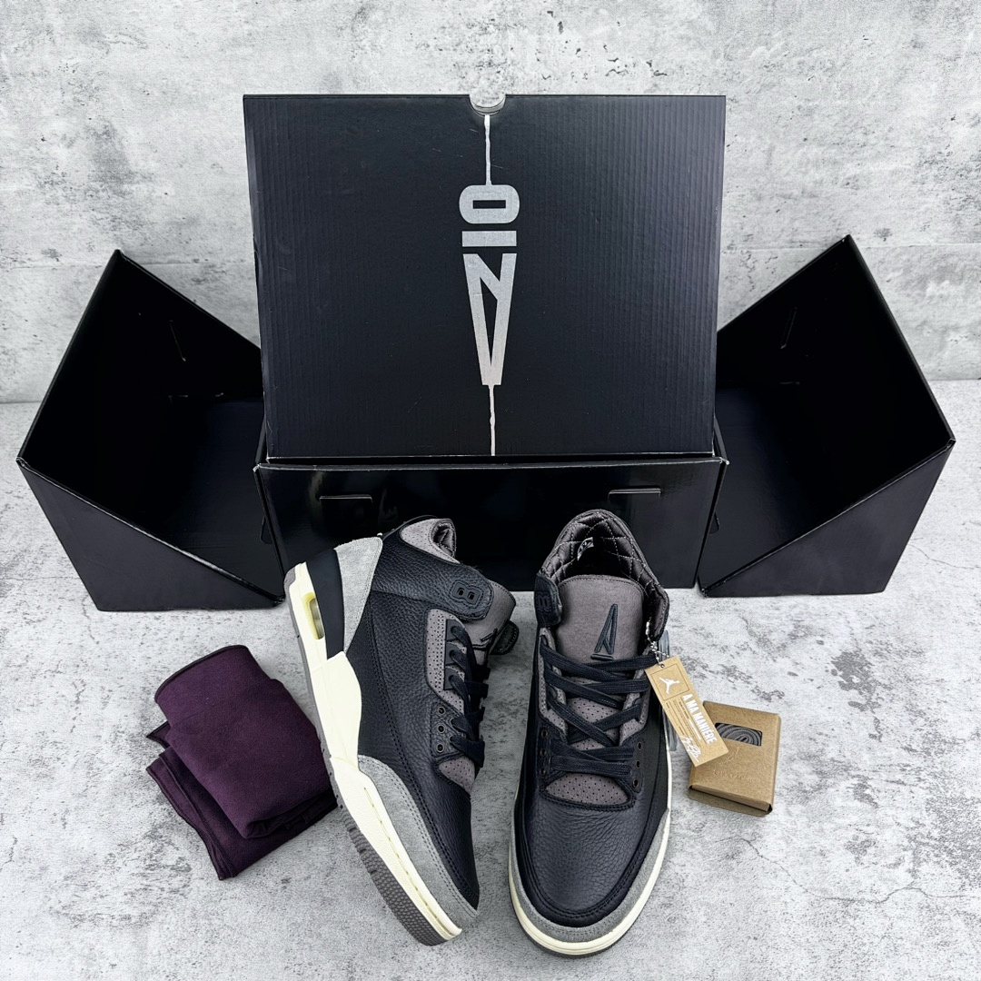 Nike Jordan 3 Retro OG SP A Ma ManiéRe Black Violet Ore - Image 4