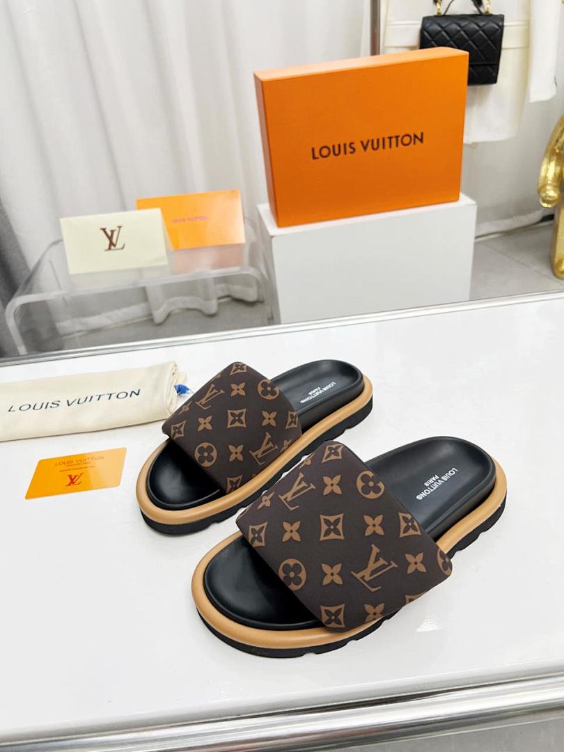 Louis Vuitton Velcro Slippers - Image 9