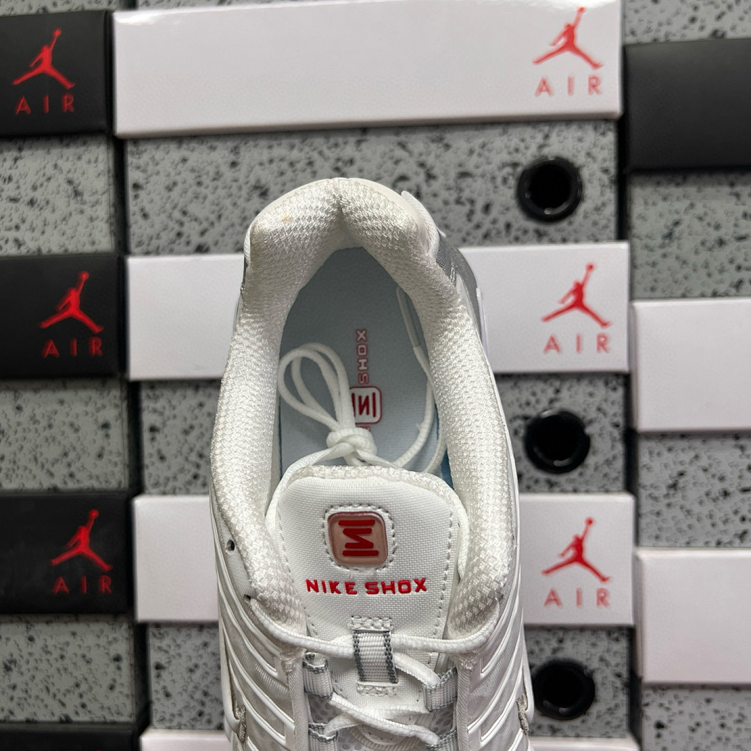Nike Shox TL (White Metallic Silver) - Image 6