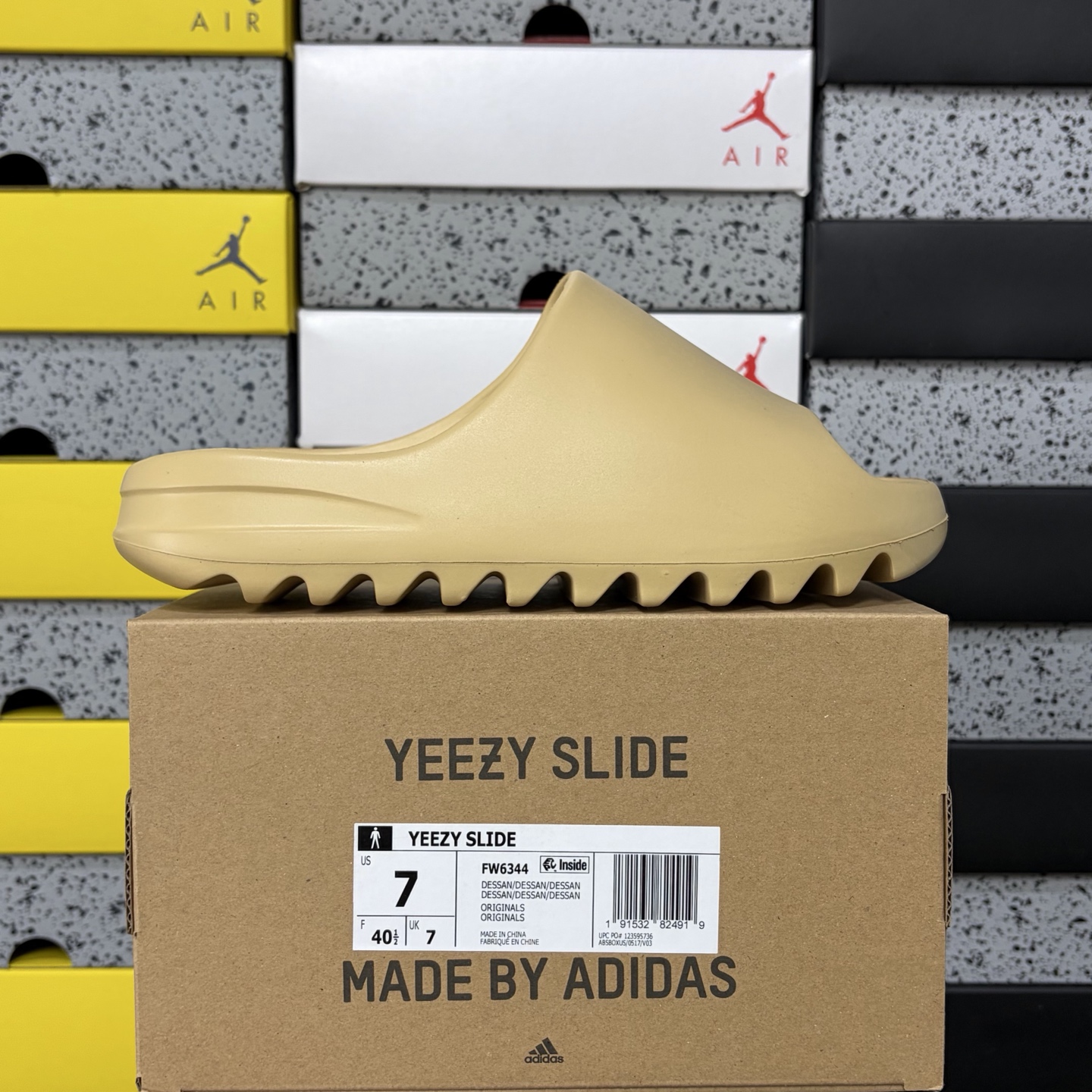Adidas Yeezy Slide Desert Sand Slides - Image 10
