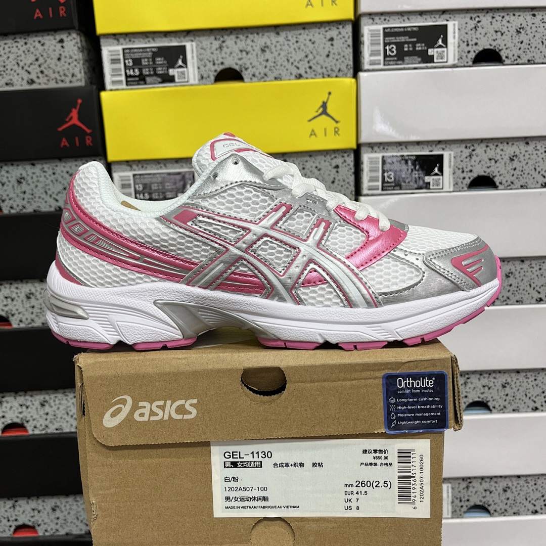 ASICS Gel 1130 White / (Pink)