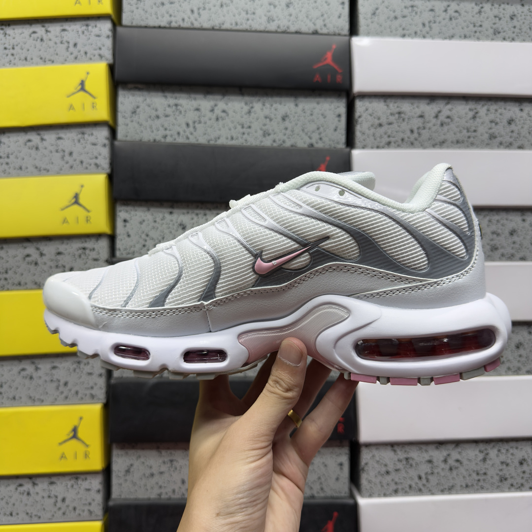 Nike Air Max Plus Summit White Pink Rise - Image 7