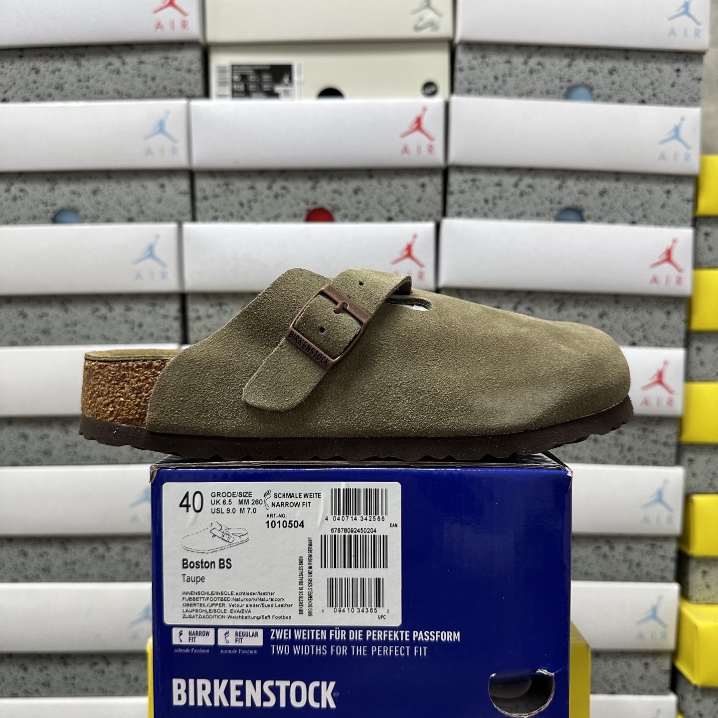 Birkenstock Birken Boston Soft Footbed Brown Suede (Thick Leather) - Image 10