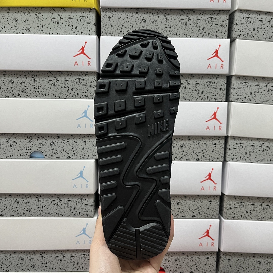 Nike Air Max 90 Black Volt Cool Grey FQ2377-001 - Image 3