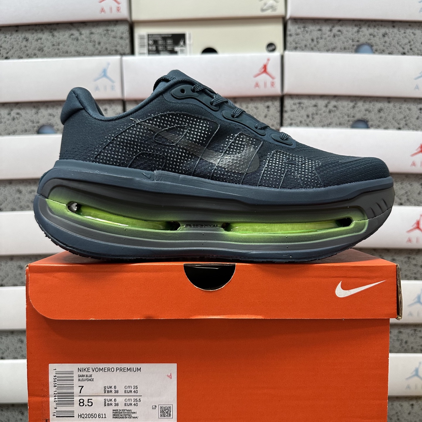 Nike Vomero Premium HQ2050-611 (Blue Yellow) - Image 11