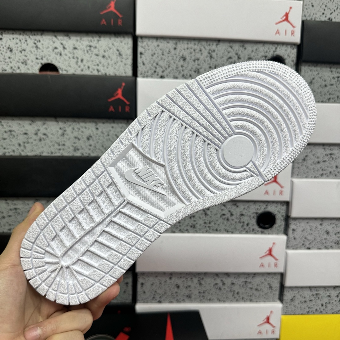 Nike Jordan 1 Retro High Virgil Abloh Archive Alaska 1Ow (White) - Image 5